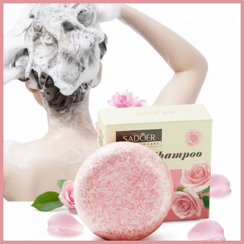 Bar Soap Shampoo Solid - Rose Solid Shampoo Soap Bar Deep