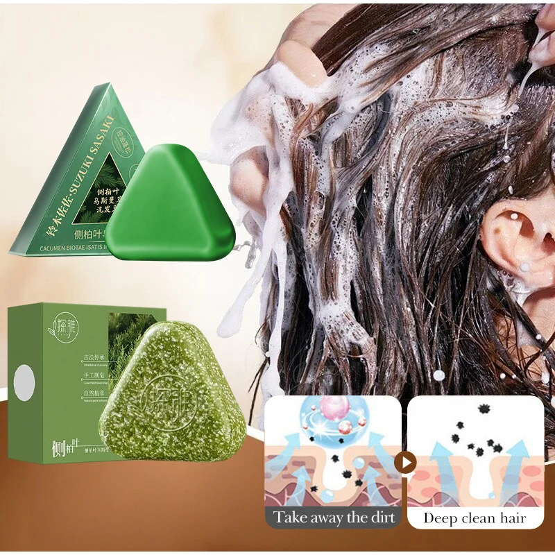 Bar Soap Shampoo Solid - Natural Usma Grass Hair Solid Shampoo