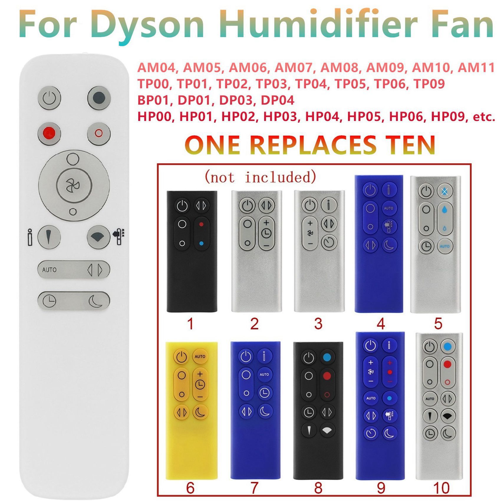 10 In 1 Remote Control For Dys - đánh giá và giá Dyson Fan Am07