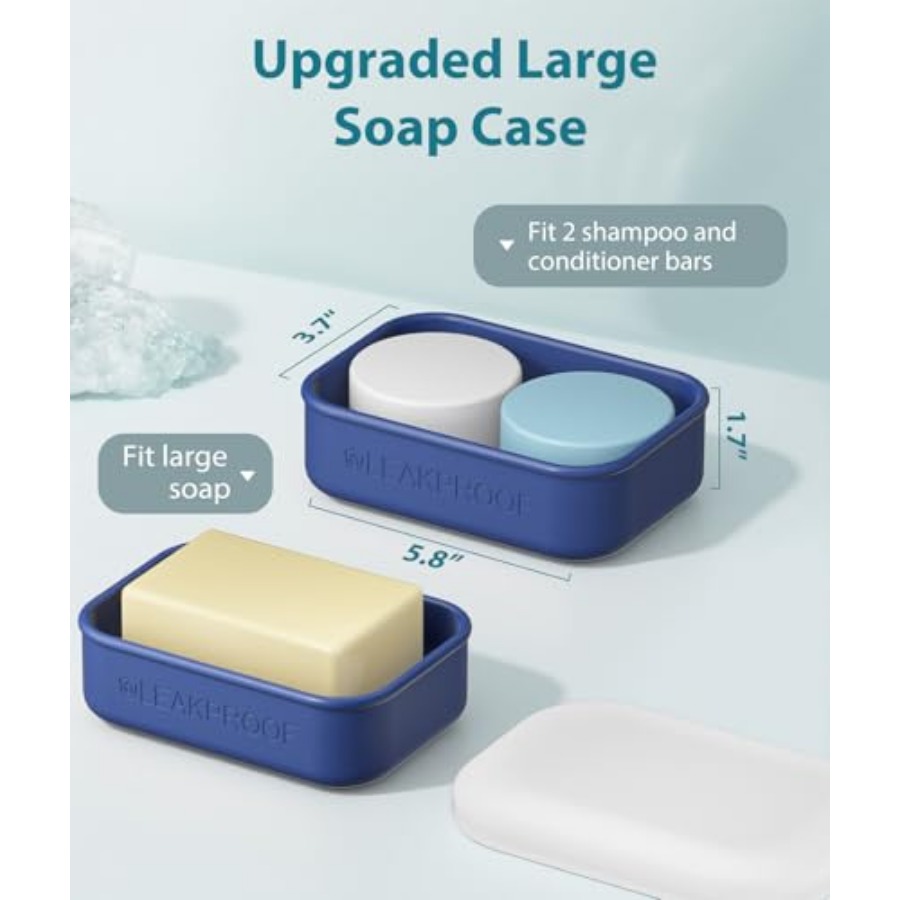 Leakproof Travel Soap Case, So - đánh giá và giá Bar Soap Shampoo Solid