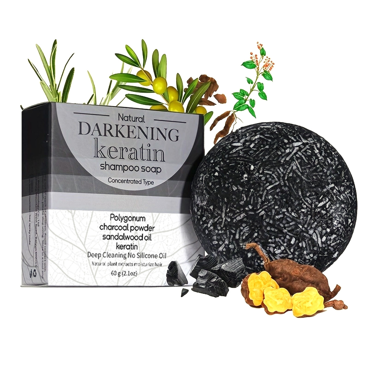 XF 60g Black Soap Solid Shampo - đánh giá và giá Bar Soap Shampoo Solid