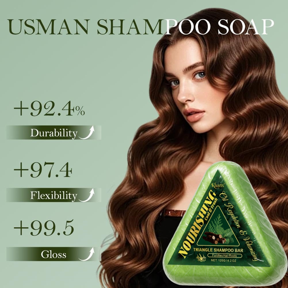 Green Triangle Soap Shampoo Ba - đánh giá và giá Bar Soap Shampoo Solid