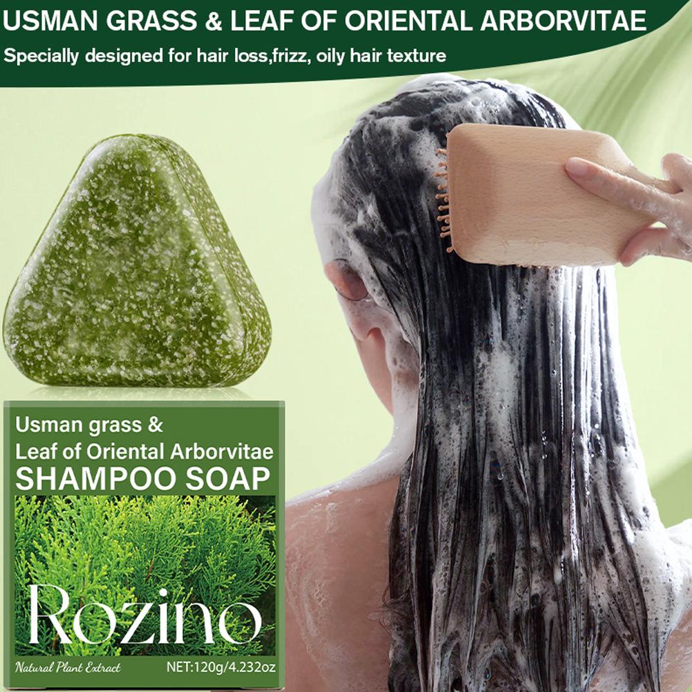 Rozino He Shou Wu Usman Grass  - đánh giá và giá Bar Soap Shampoo Solid